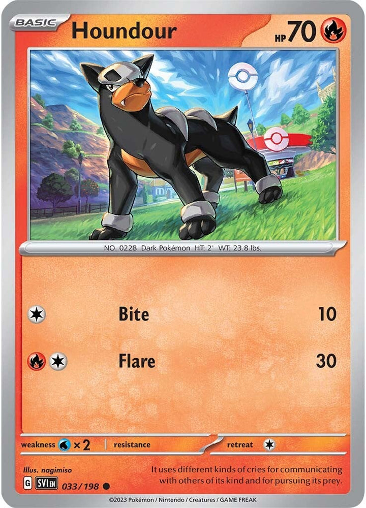 Houndour (033/198) [Scarlet & Violet: Base Set] Pokémon