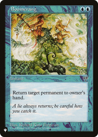 Boomerang [The List] Magic: The Gathering