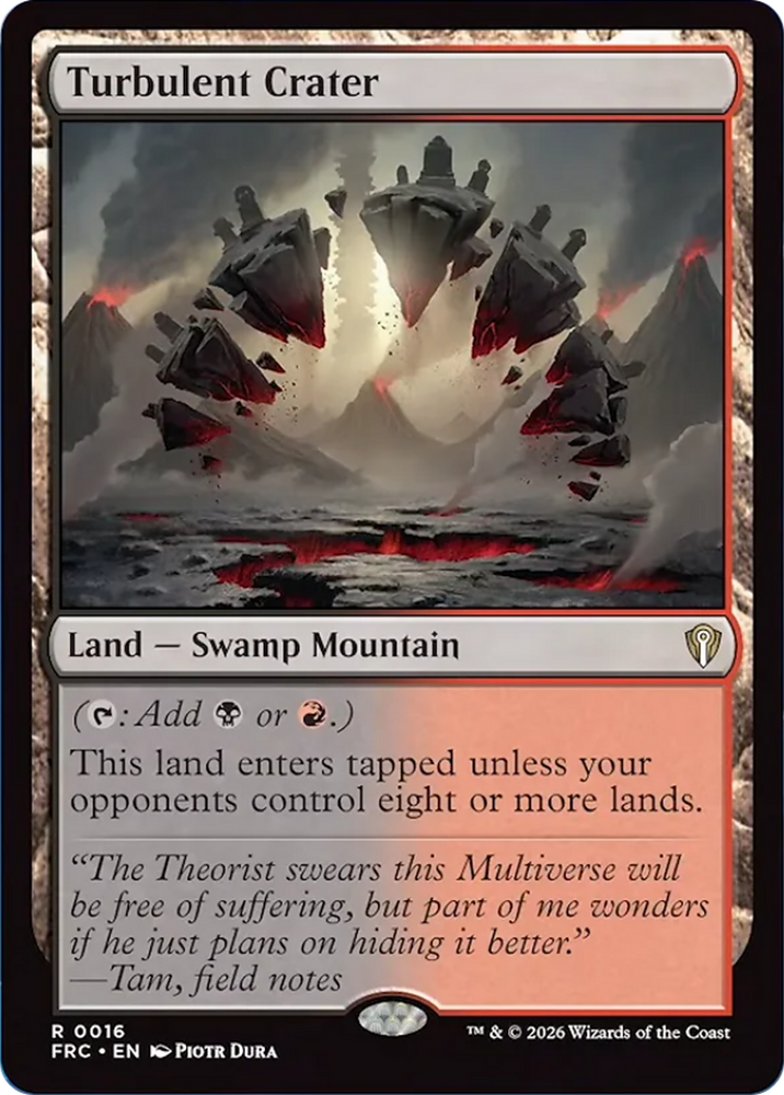Turbulent Crater [Reality Fracture Commander] Magic: The Gathering
