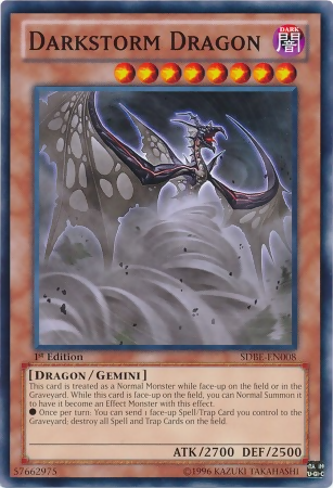 Darkstorm Dragon [SDBE-EN008] Common Yu-Gi-Oh!