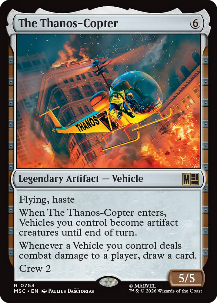 The Thanos-Copter [Marvel Super Heroes Commander] Magic: The Gathering