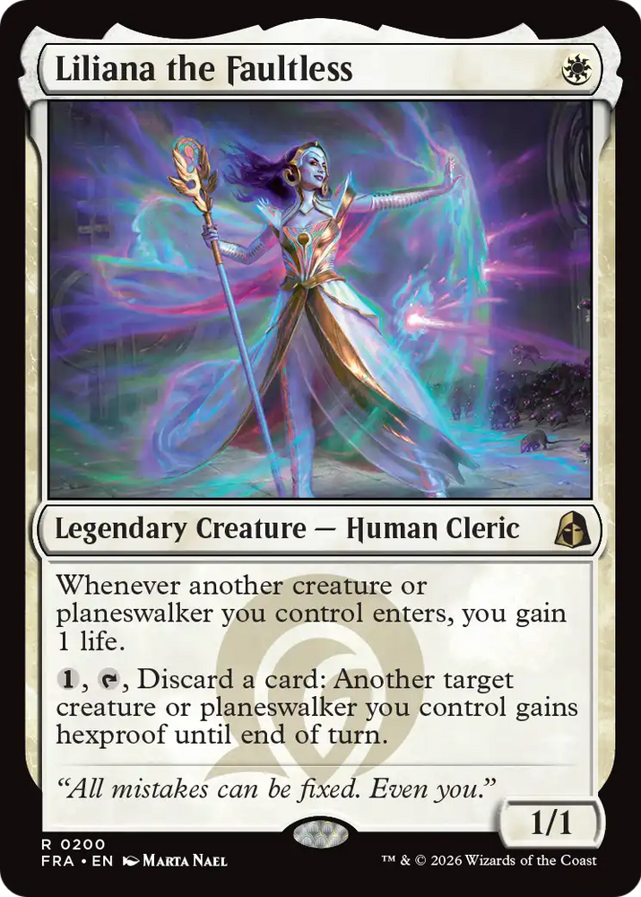 Liliana the Faultless [Reality Fracture] Magic: The Gathering