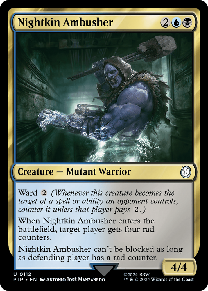 Nightkin Ambusher [Fallout] Magic: The Gathering