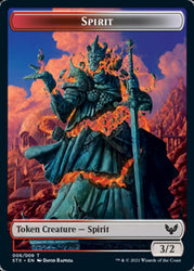 Inkling // Spirit Double-Sided Token [Strixhaven: School of Mages Tokens] Magic: The Gathering