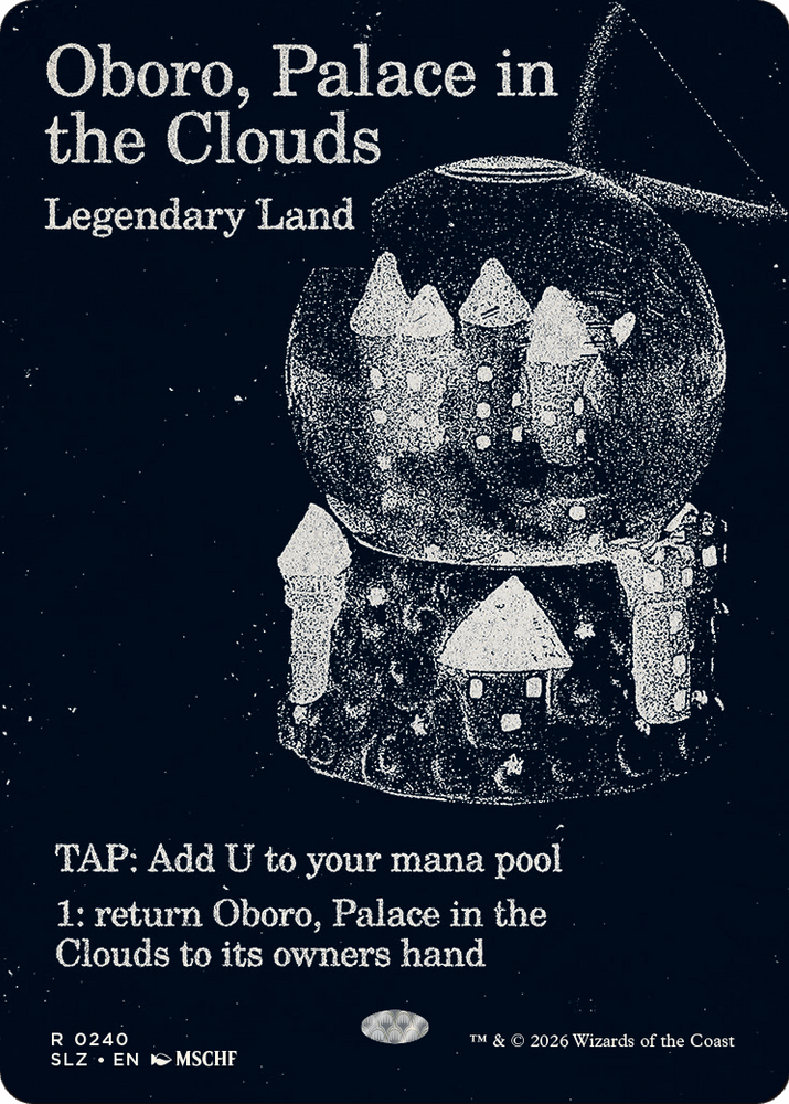Oboro, Palace in the Clouds (0240) [Secret Lair x MSCHF: The Zeta Set] Magic: The Gathering