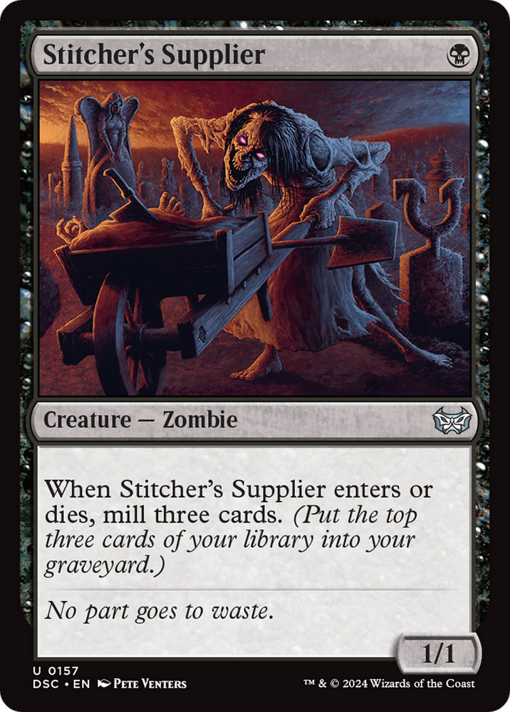 Stitcher's Supplier [Duskmourn: House of Horror Commander] Magic: The Gathering