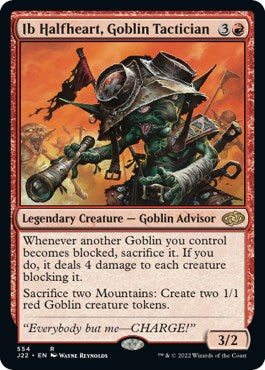 Ib Halfheart, Goblin Tactician [Jumpstart 2022] Magic: The Gathering