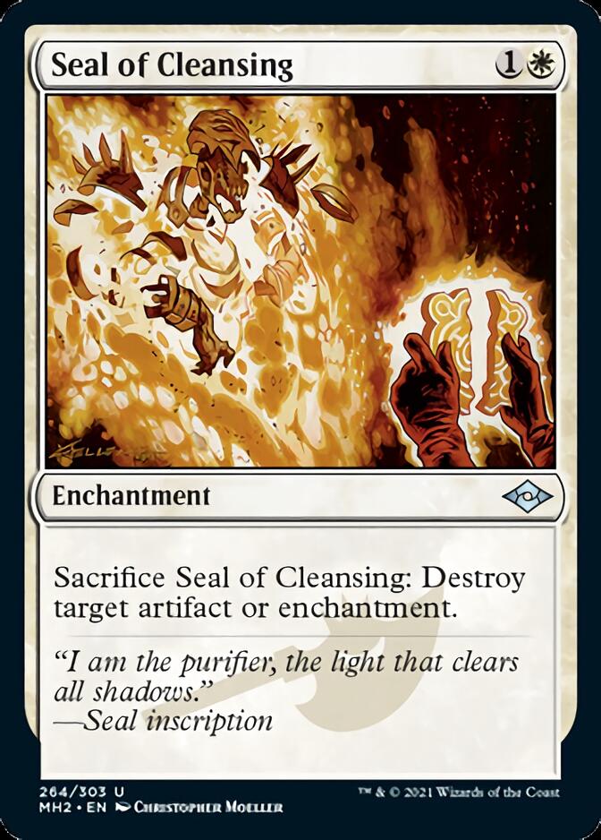 Seal of Cleansing (Foil Etched) [Modern Horizons 2] Magic: The Gathering