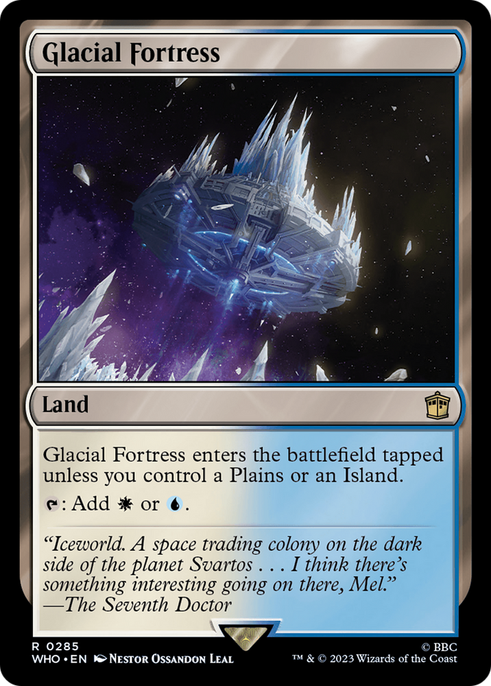 Glacial Fortress [Doctor Who] Magic: The Gathering