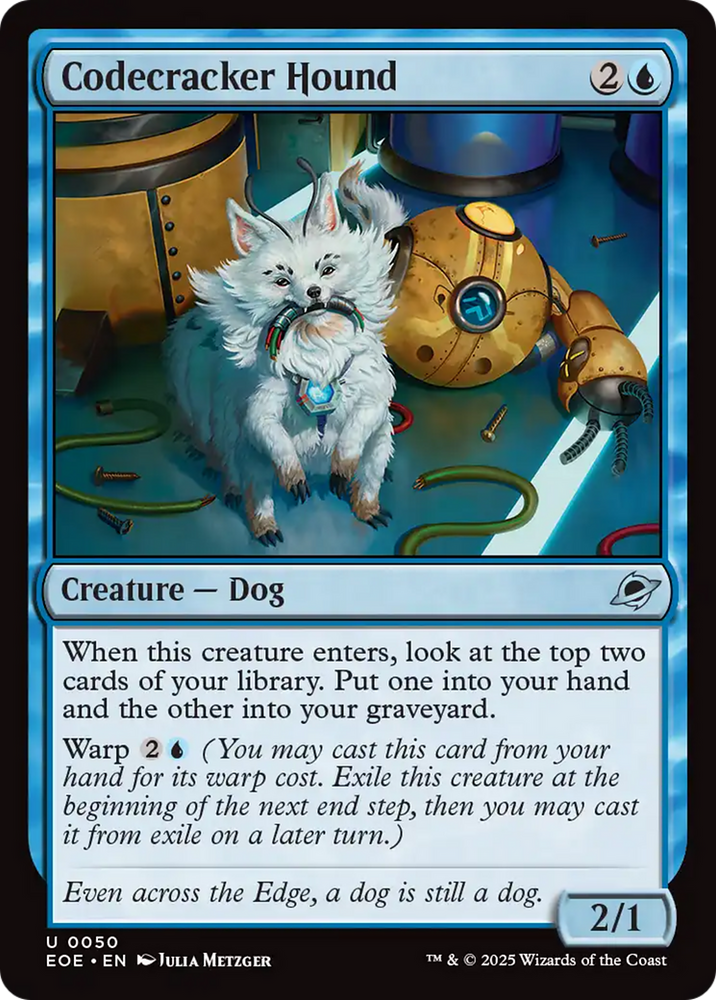 Codecracker Hound [Edge of Eternities] Magic: The Gathering