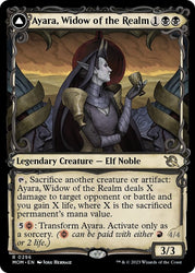 Ayara, Widow of the Realm // Ayara, Furnace Queen (Showcase Planar Booster Fun) [March of the Machine] Magic: The Gathering