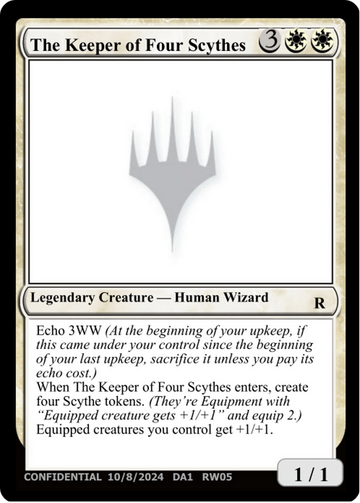 The Keeper of Four Scythes [Unknown Event] Magic: The Gathering