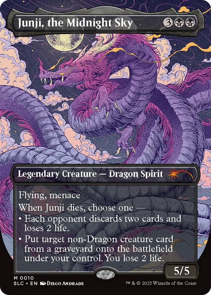 Junji, the Midnight Sky [Secret Lair Countdown Kit] Magic: The Gathering