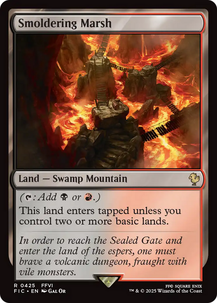 Smoldering Marsh [FINAL FANTASY Commander] Magic: The Gathering