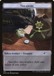 Walker (152) // Treasure Double-Sided Token [Secret Lair Drop Series] Magic: The Gathering
