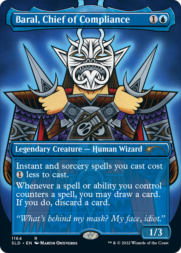 Baral, Chief of Compliance (Borderless) [Secret Lair Drop Series] Magic: The Gathering