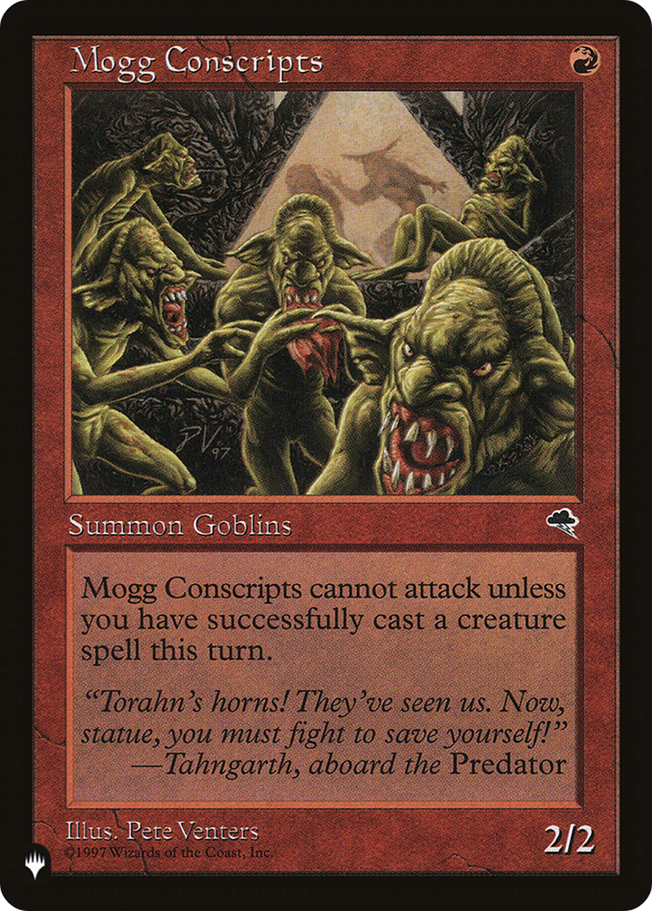 Mogg Conscripts [The List] Magic: The Gathering