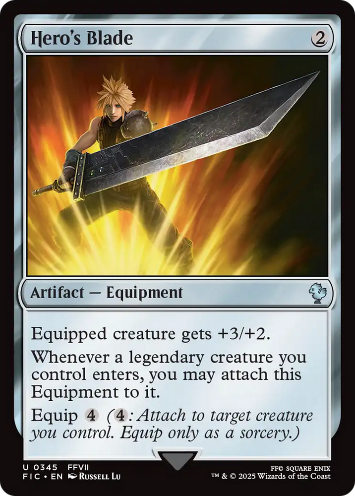 Hero's Blade [FINAL FANTASY Commander] Magic: The Gathering