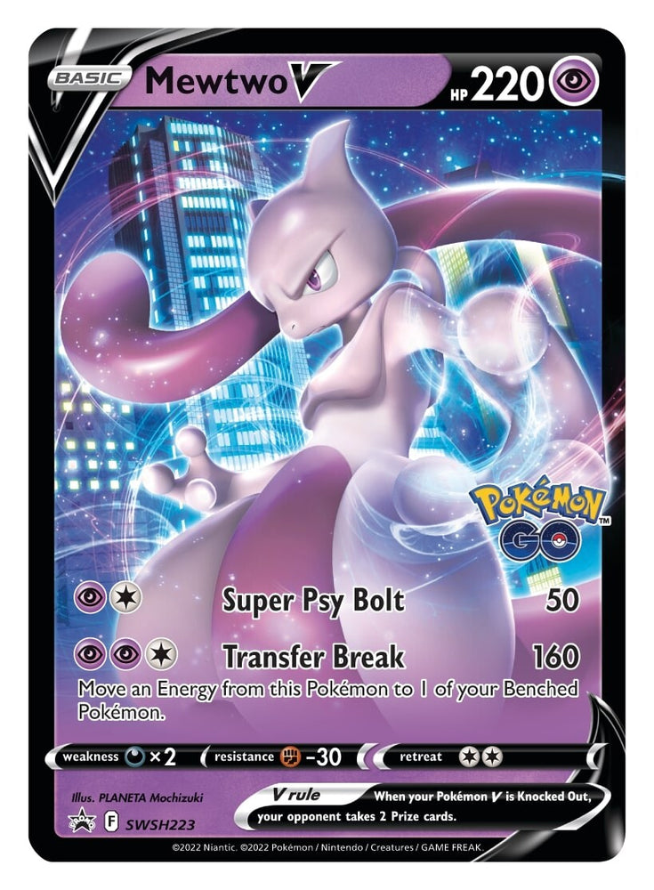 Mewtwo V (SWSH223) [Sword & Shield: Black Star Promos] Pokémon