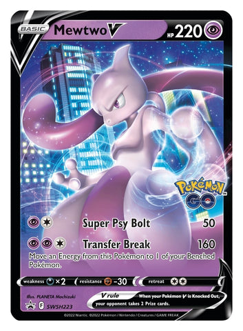 Mewtwo V (SWSH223) [Sword & Shield: Black Star Promos] Pokémon