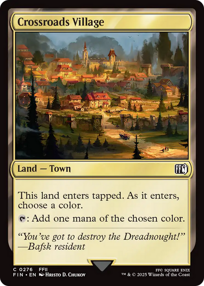Crossroads Village [FINAL FANTASY] Magic: The Gathering