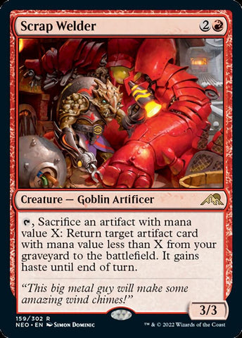 Scrap Welder [Kamigawa: Neon Dynasty] Magic: The Gathering