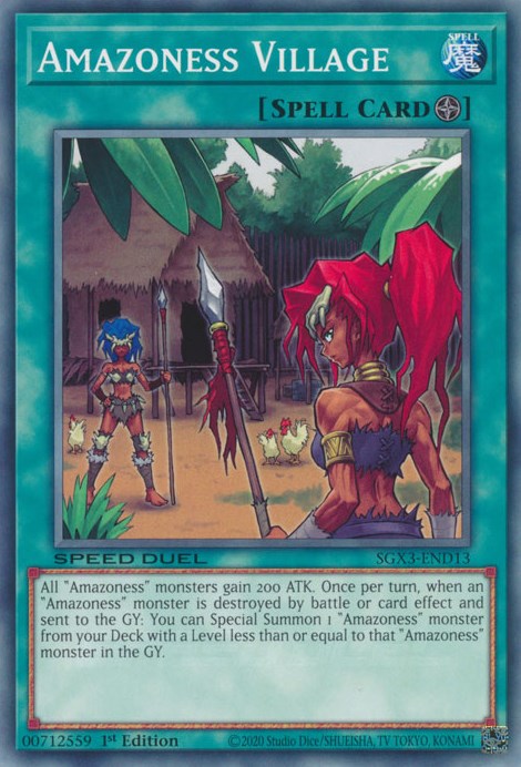 Amazoness Village [SGX3-END13] Common Yu-Gi-Oh!