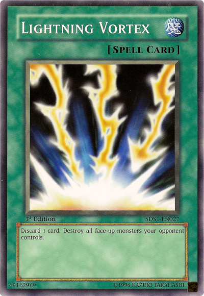 Lightning Vortex [5DS1-EN027] Common Yu-Gi-Oh!