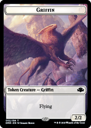 Elephant // Griffin Double-Sided Token [Dominaria Remastered Tokens] Magic: The Gathering