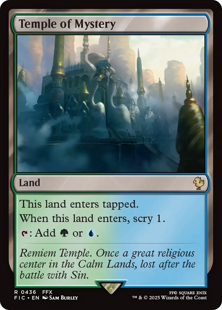Temple of Mystery [FINAL FANTASY Commander] Magic: The Gathering