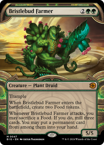 Bristlebud Farmer (Showcase) [Outlaws of Thunder Junction: The Big Score] Magic: The Gathering