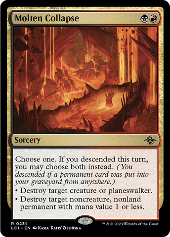 Molten Collapse [The Lost Caverns of Ixalan] Magic: The Gathering