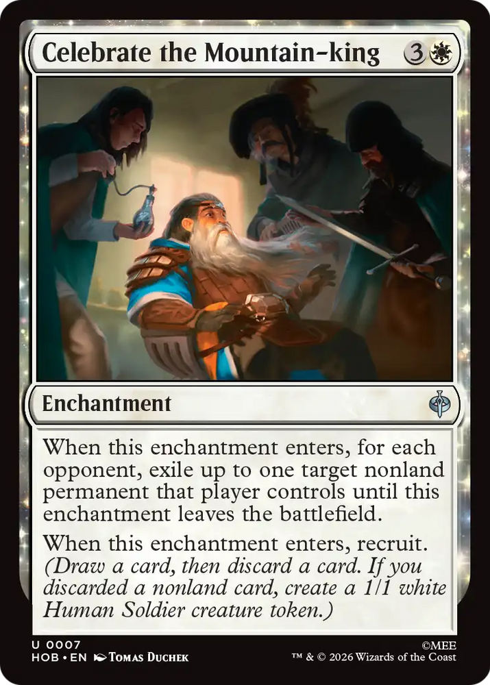 Celebrate the Mountain-king [The Hobbit] Magic: The Gathering