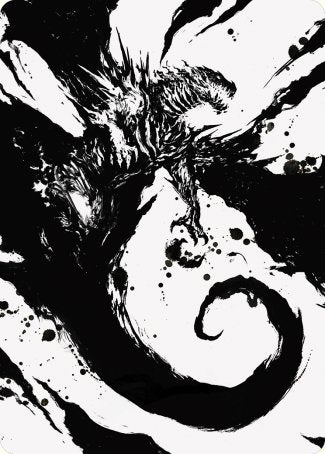 Capricious Hellraiser Art Card [Phyrexia: All Will Be One Art Series] Magic: The Gathering