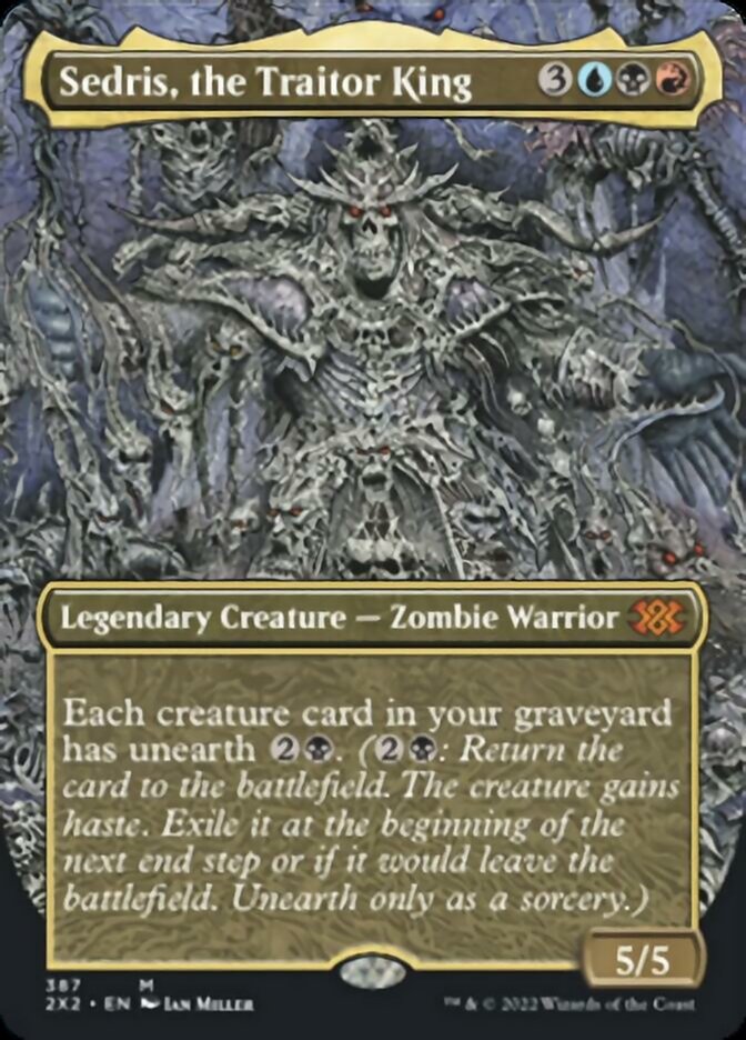 Sedris, the Traitor King (Borderless Alternate Art) [Double Masters 2022] Magic: The Gathering