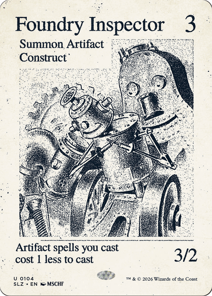 Foundry Inspector (0104) [Secret Lair x MSCHF: The Zeta Set] Magic: The Gathering