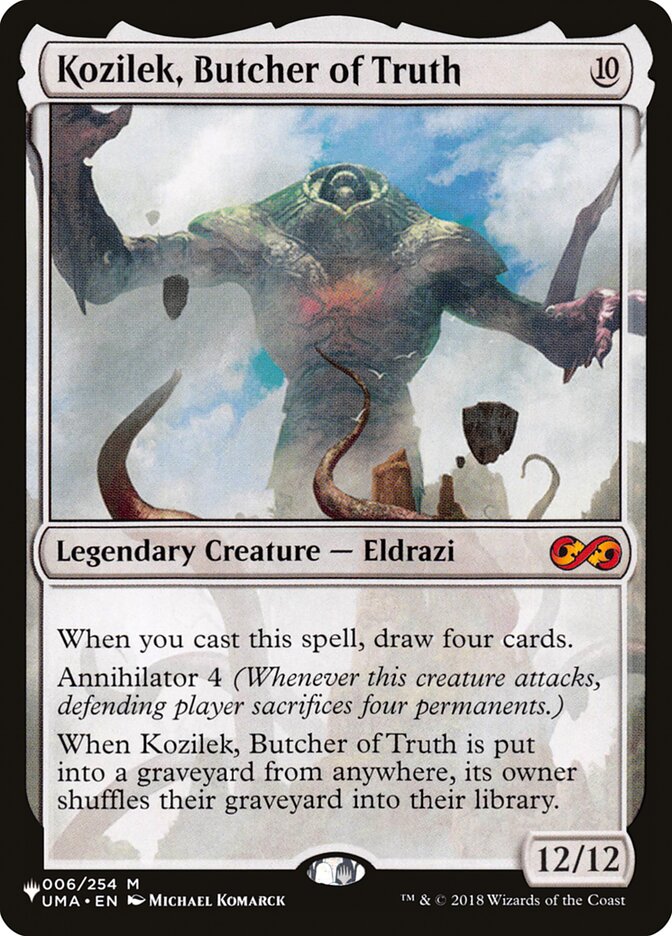 Kozilek, Butcher of Truth [The List] Magic: The Gathering