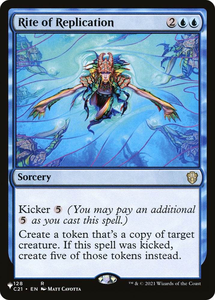 Rite of Replication (C21) [The List] Magic: The Gathering