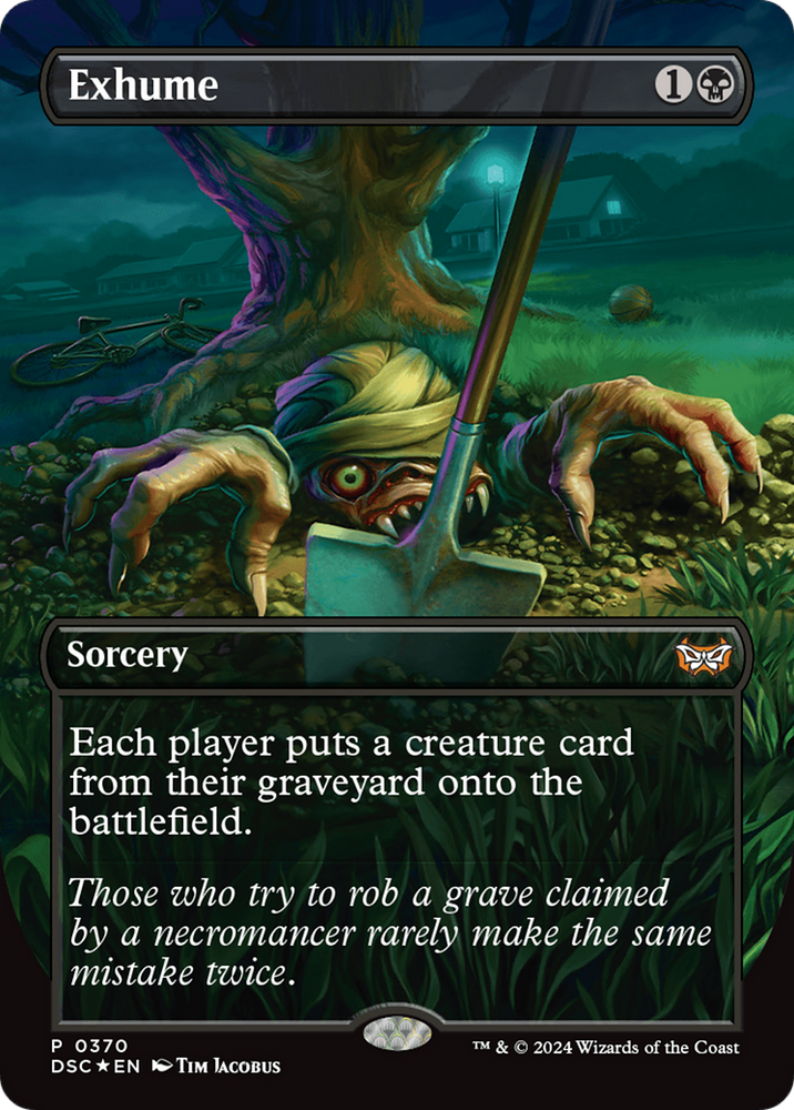 Exhume (Borderless) [Duskmourn: House of Horror Commander] Magic: The Gathering