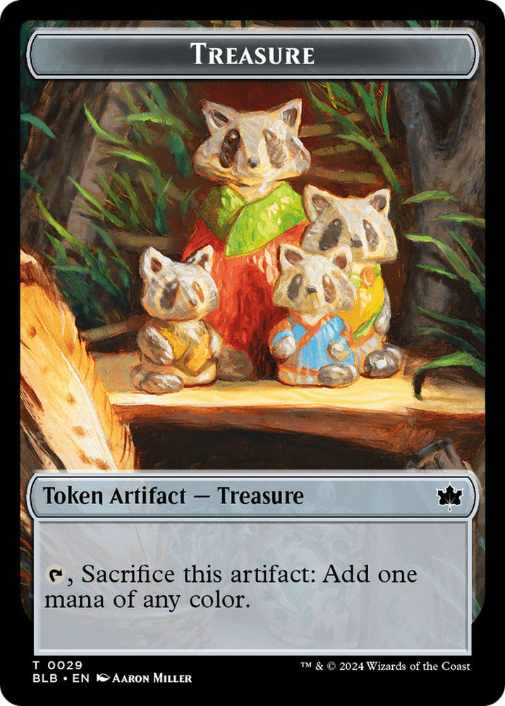 Treasure Token [Bloomburrow Tokens] Magic: The Gathering