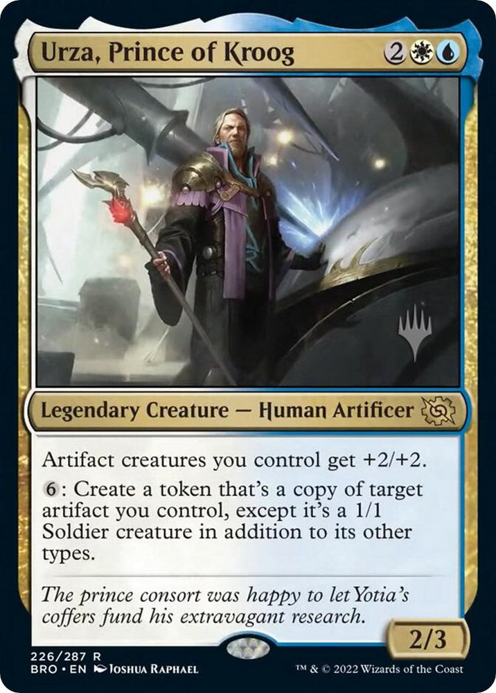 Urza, Prince of Kroog (Promo Pack) [The Brothers' War Promos] Magic: The Gathering