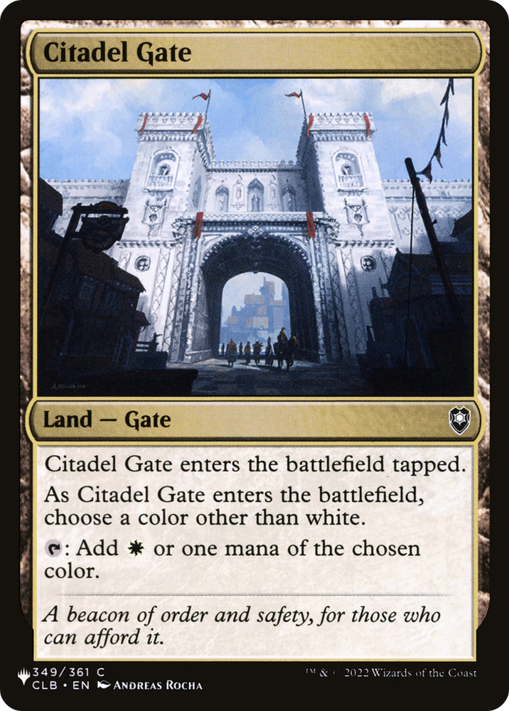 Citadel Gate [The List] Magic: The Gathering