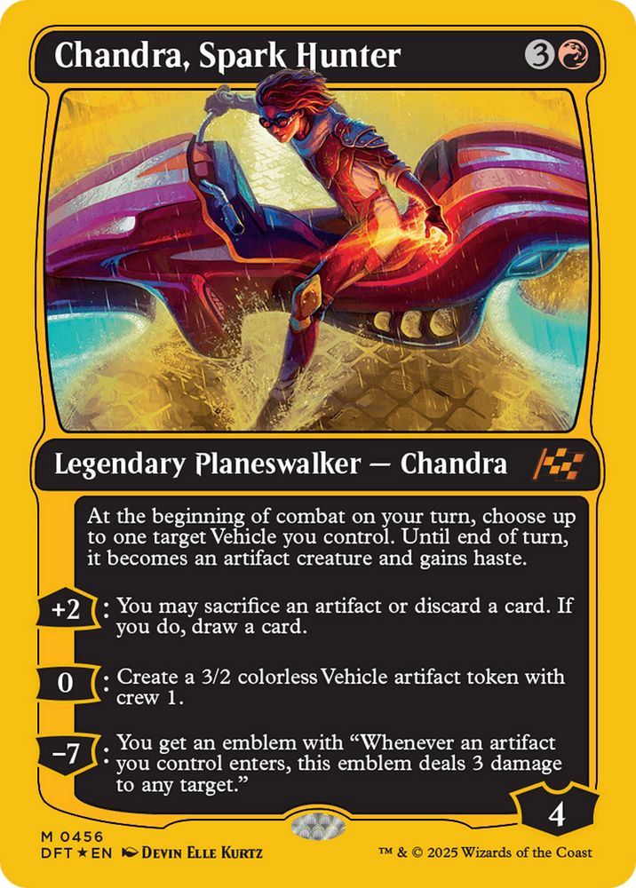 Chandra, Spark Hunter (First-Place Foil) [Aetherdrift] Magic: The Gathering