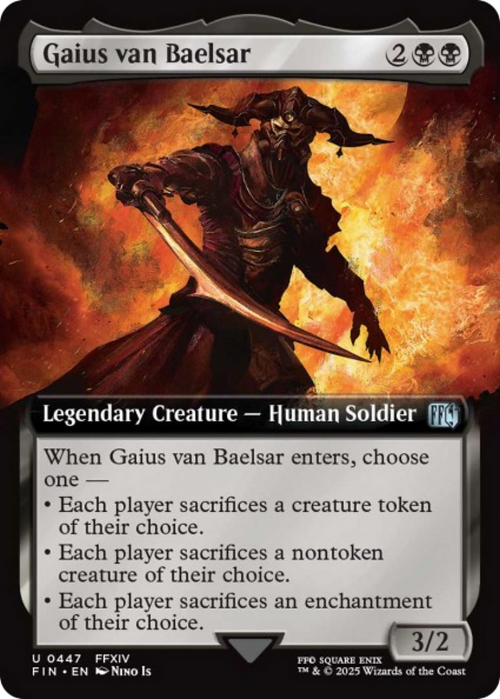 Gaius van Baelsar (Extended Art) [FINAL FANTASY] Magic: The Gathering