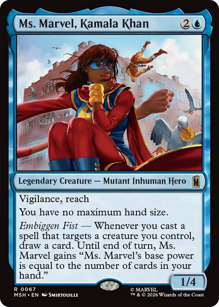 Ms. Marvel, Kamala Khan [Marvel Super Heroes] Magic: The Gathering
