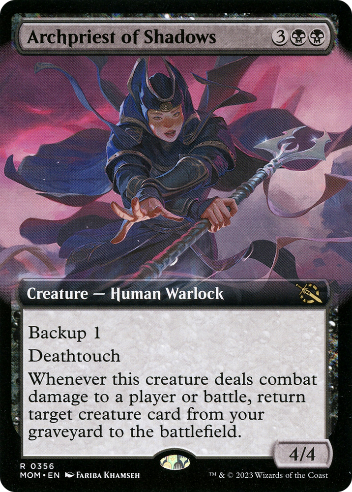 Archpriest of Shadows (Extended Art) [March of the Machine] Magic: The Gathering