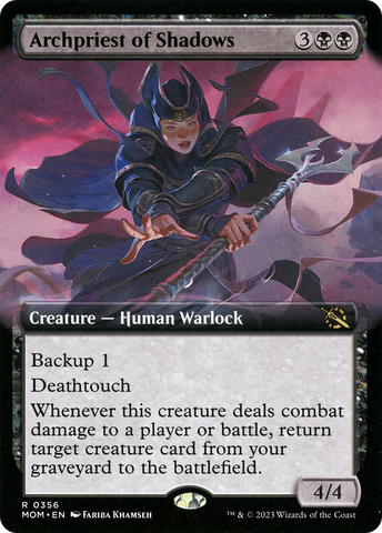 Archpriest of Shadows (Extended Art) [March of the Machine] Magic: The Gathering