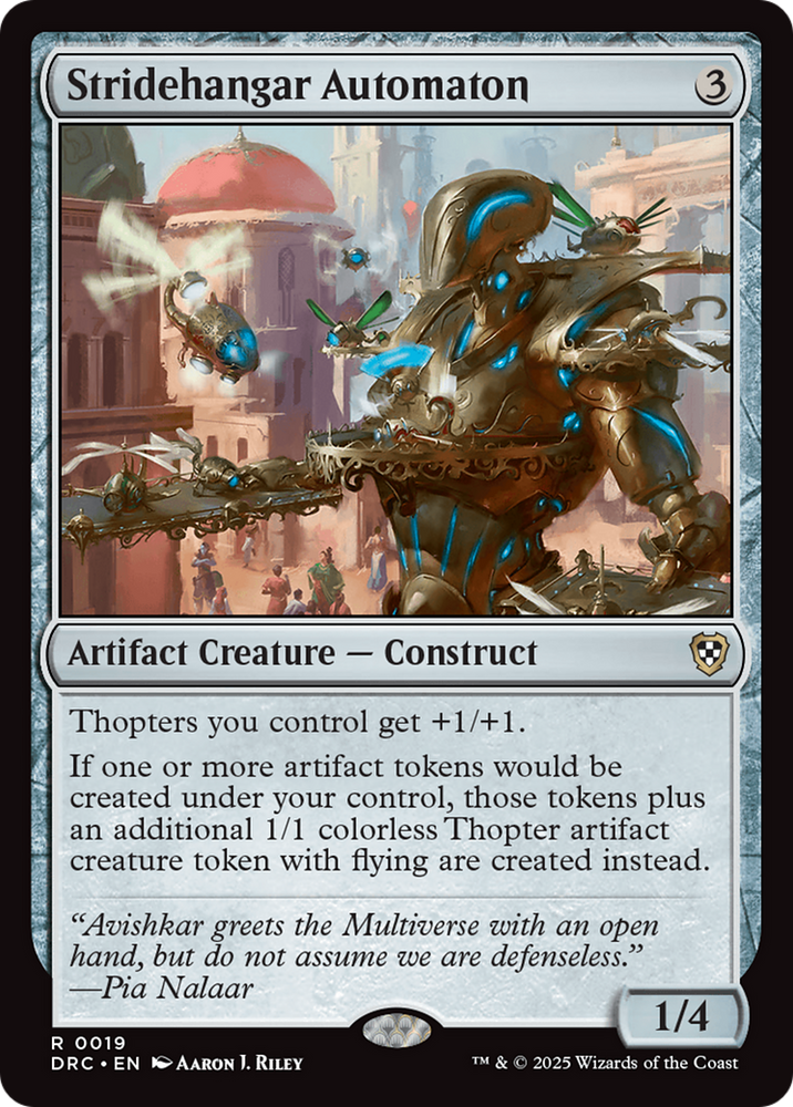 Stridehangar Automaton [Aetherdrift Commander] Magic: The Gathering