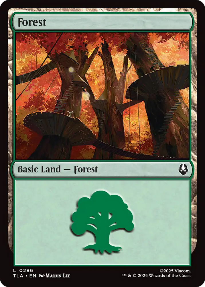 Forest (0286) [Avatar: The Last Airbender] Magic: The Gathering
