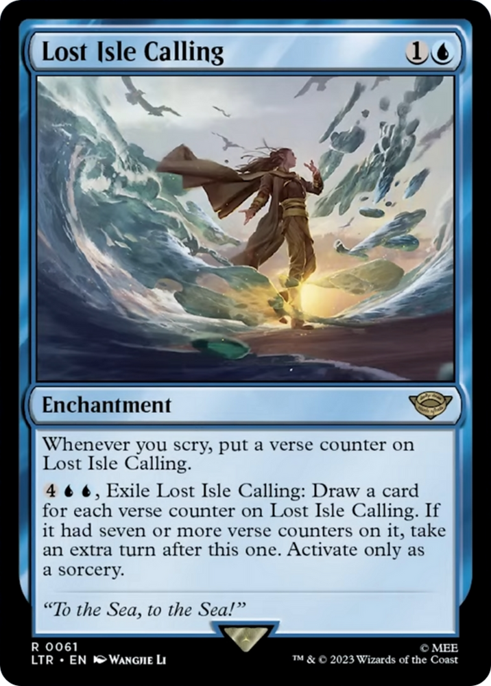 Lost Isle Calling [The Lord of the Rings: Tales of Middle-Earth] Magic: The Gathering